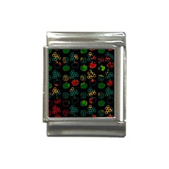 Apples Honey Honeycombs Pattern Italian Charm (13mm) by danenraven