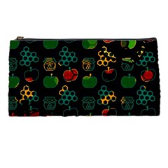 Apples Honey Honeycombs Pattern Pencil Case by danenraven