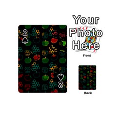 Apples Honey Honeycombs Pattern Playing Cards 54 Designs (mini) by danenraven