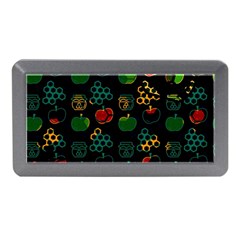 Apples Honey Honeycombs Pattern Memory Card Reader (mini) by danenraven