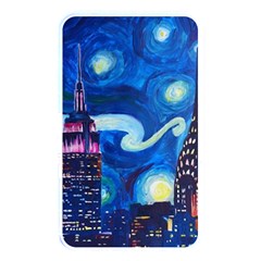 Starry Night In New York Van Gogh Manhattan Chrysler Building And Empire State Building Memory Card Reader (rectangular) by danenraven