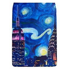 Starry Night In New York Van Gogh Manhattan Chrysler Building And Empire State Building Removable Flap Cover (s) by danenraven