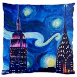 Starry Night In New York Van Gogh Manhattan Chrysler Building And Empire State Building Standard Flano Cushion Case (One Side) Front