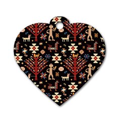 Carpet-symbols Dog Tag Heart (two Sides) by Gohar