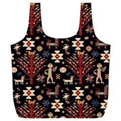 Carpet-symbols Full Print Recycle Bag (xl) by Gohar