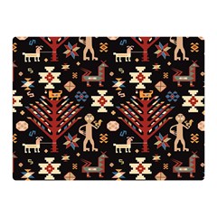 Carpet-symbols Double Sided Flano Blanket (mini)  by Gohar