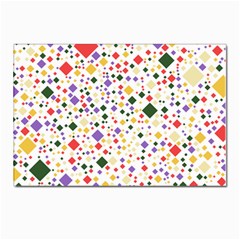 Abstract Pattern Illustration Background Wallpaper Postcard 4 x 6  (pkg Of 10)