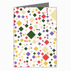 Abstract Pattern Illustration Background Wallpaper Greeting Cards (pkg Of 8)