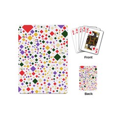 Abstract Pattern Illustration Background Wallpaper Playing Cards Single Design (mini) by Wegoenart