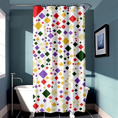 Abstract Pattern Illustration Background Wallpaper Shower Curtain 36  X 72  (stall)  by Wegoenart