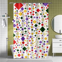 Abstract Pattern Illustration Background Wallpaper Shower Curtain 48  X 72  (small)  by Wegoenart