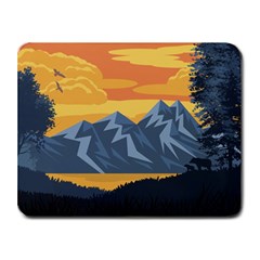 Illustration Landscape Nature Small Mousepad by Wegoenart