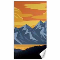 Illustration Landscape Nature Canvas 40  X 72  by Wegoenart