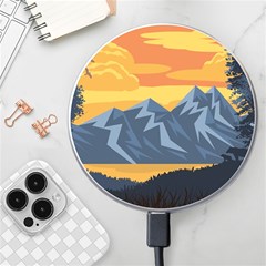 Illustration Landscape Nature Wireless Charger by Wegoenart