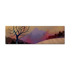 Landscape Illustration Nature Sky Sticker Bumper (100 Pack) by Wegoenart