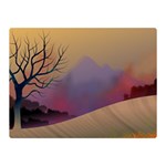 Landscape Illustration Nature Sky Double Sided Flano Blanket (Mini)  35 x27  Blanket Front