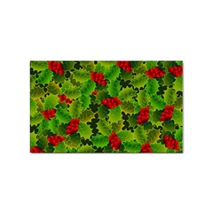 Illustration Christmas Xmas Background Sticker (rectangular) by Wegoenart