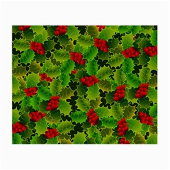 Illustration Christmas Xmas Background Small Glasses Cloth (2 Sides) by Wegoenart