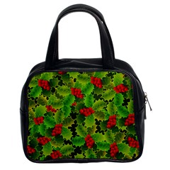 Illustration Christmas Xmas Background Classic Handbag (two Sides) by Wegoenart