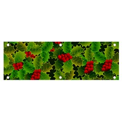 Illustration Christmas Xmas Background Banner And Sign 6  X 2  by Wegoenart