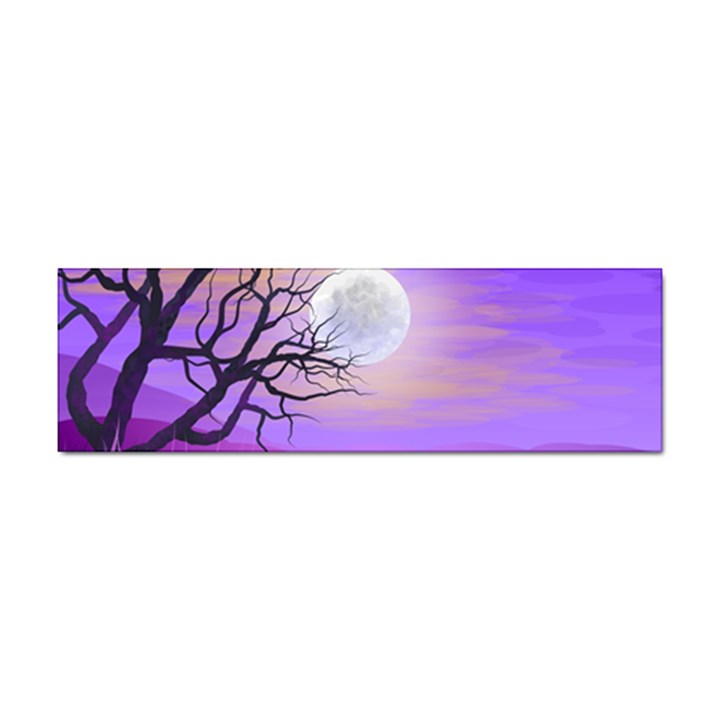 Abstract Nature Landscape Illustration Sky Clouds Sticker (Bumper)