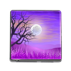 Abstract Nature Landscape Illustration Sky Clouds Memory Card Reader (square 5 Slot) by Wegoenart