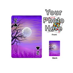 Abstract Nature Landscape Illustration Sky Clouds Playing Cards 54 Designs (mini) by Wegoenart