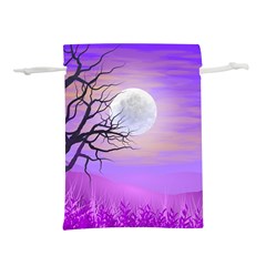 Abstract Nature Landscape Illustration Sky Clouds Lightweight Drawstring Pouch (l) by Wegoenart