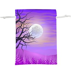 Abstract Nature Landscape Illustration Sky Clouds Lightweight Drawstring Pouch (xl) by Wegoenart