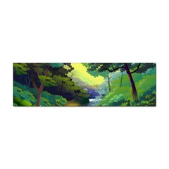 Landscape Illustration Nature Painting Sticker Bumper (100 Pack)