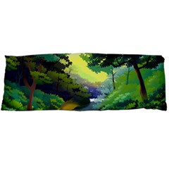 Landscape Illustration Nature Painting Body Pillow Case Dakimakura (two Sides) by Wegoenart