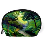 Landscape Illustration Nature Painting Accessory Pouch (Large) Back