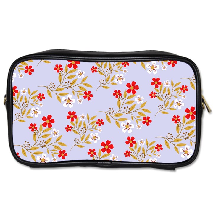 Illustration Pattern Flower Floral Toiletries Bag (One Side)