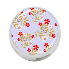 Illustration Pattern Flower Floral 4-port Usb Hub (one Side) by Wegoenart