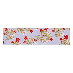 Illustration Pattern Flower Floral Banner And Sign 4  X 1  by Wegoenart