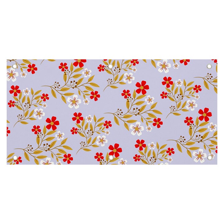 Illustration Pattern Flower Floral Banner and Sign 6  x 3 