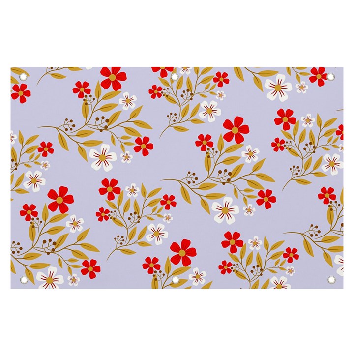 Illustration Pattern Flower Floral Banner and Sign 6  x 4 