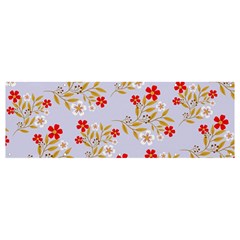 Illustration Pattern Flower Floral Banner And Sign 12  X 4  by Wegoenart