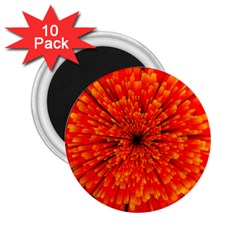 Red Orange Illustration Background Abstract 2 25  Magnets (10 Pack)  by Wegoenart