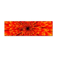 Red Orange Illustration Background Abstract Sticker (bumper) by Wegoenart