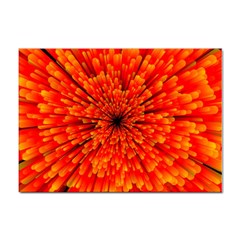 Red Orange Illustration Background Abstract Sticker A4 (10 Pack)