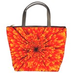 Red Orange Illustration Background Abstract Bucket Bag Front