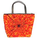 Red Orange Illustration Background Abstract Bucket Bag Back