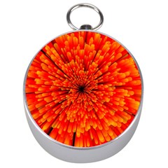 Red Orange Illustration Background Abstract Silver Compasses by Wegoenart