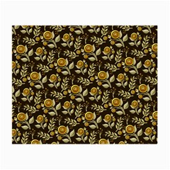 Background Flower Ornamental Art Small Glasses Cloth (2 Sides) by Wegoenart