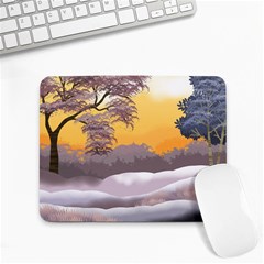 Illustration Background Landscape Small Mousepad by Wegoenart