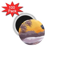 Illustration Background Landscape 1 75  Magnets (100 Pack)  by Wegoenart