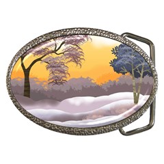 Illustration Background Landscape Belt Buckles by Wegoenart