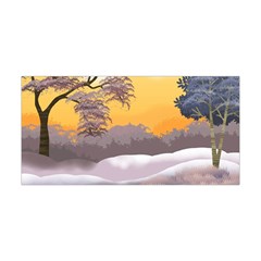 Illustration Background Landscape Yoga Headband by Wegoenart