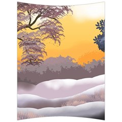 Illustration Background Landscape Back Support Cushion by Wegoenart